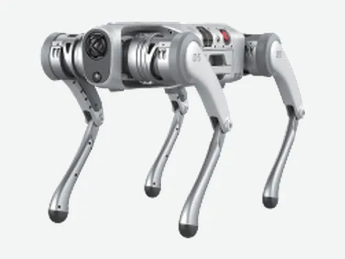Autonomous all-terrain quadruped robot on four legs